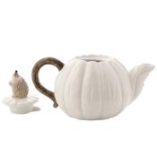 THEIERE - CITROUILLE - BLANCHE AVEC HERISSON