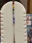 PENDULE POINTE 7 CHAKRAS - QUARTZ ROSE 