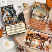 CARTES ORACLES - LE PETITS BONHEUR D AUTONME - LES MOONETTES 