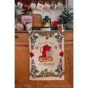 TORCHON EN COTON - RUSTIC CHARM - CAROFROMWOODLAND 