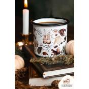 TASSE EN EMAIL - PROMENADE D'HIVER