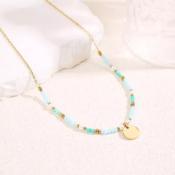 COLLIER BLEU DE MER - ECLAT PARIS 