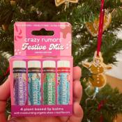 COFFRET DE BAUMES A LEVRES DE NOËL - CRAZY RUMORS 