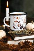 TASSE EN EMAIL - PROMENADE D'HIVER