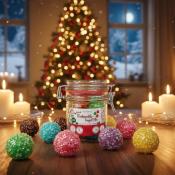 COFFRET DE DOUCHE- 3EN1 - BOULES DE NOEL