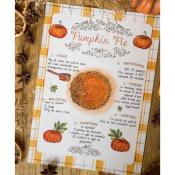 AFFICHE A4 - RECETTE PUMPKIN PIE - CAROFROMWOODLAND