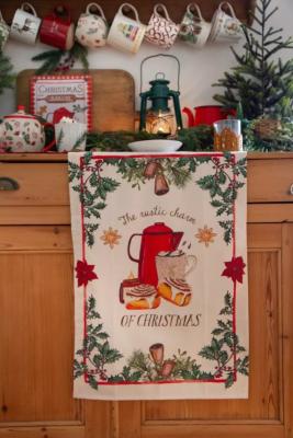 TORCHON EN COTON - RUSTIC CHARM - CAROFROMWOODLAND 