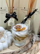 BOUGIE VEGANE - CARAMEL- RENARD DE NOEL - LES FEES MERES