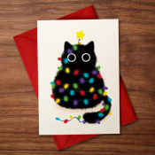 CARTE DE VOEUX - PAPIER RECYCLE - APEE FREE