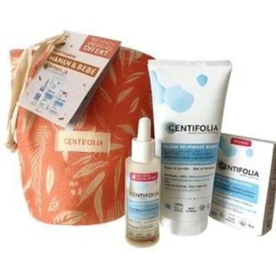 POCHON CADEAU - MAMAN ET BEBE - CENTIFOLIA BIO