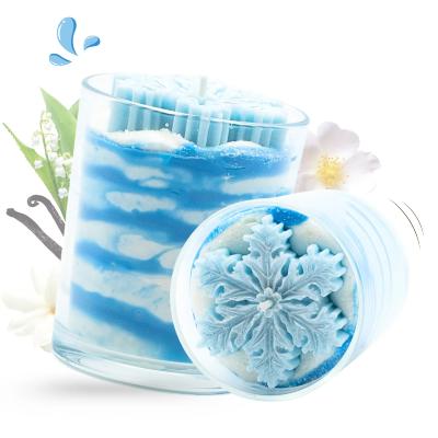 BOUGIE VEGANE - GRAND FORMAT - LINGE DE NOËL - LES FEES MERES