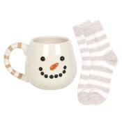 COFFRET MUG - ENSEMBLE CHAUSSETTES DE NOEL SNOWMAN