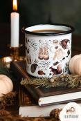 TASSE EN EMAIL - PROMENADE D'HIVER